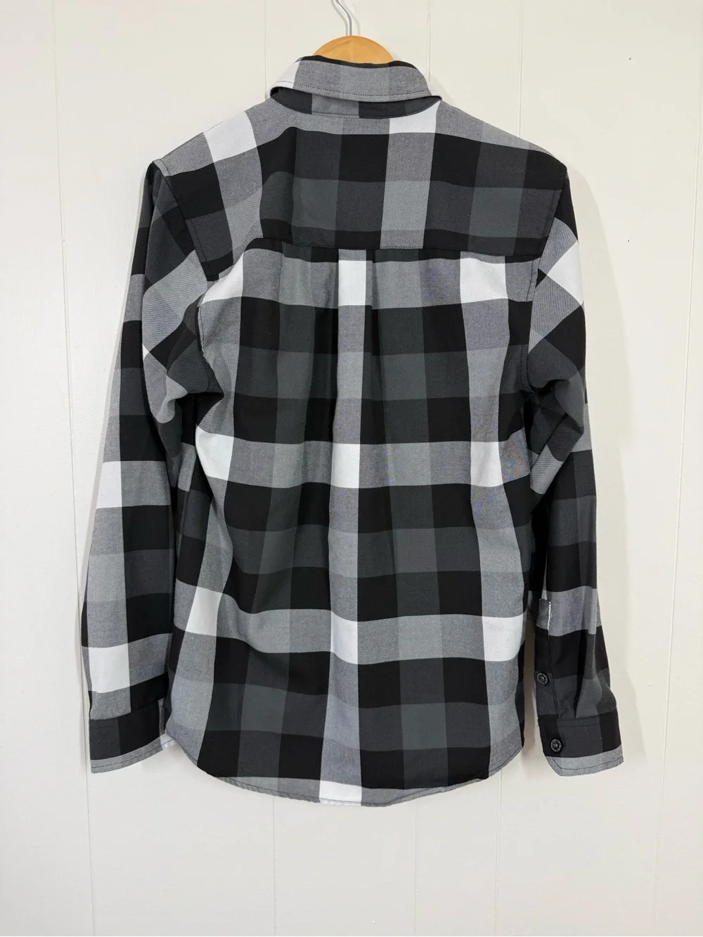 Dixxon Flannel Company Finish Line Black & White Long Sleeve Flannel